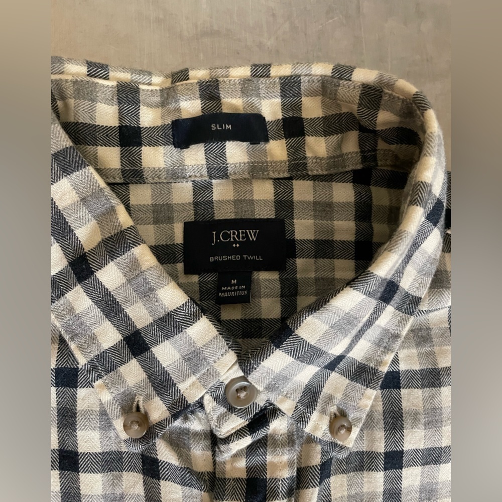 J Crew - Mens - brushed twill shirt - Picture 4 of 7